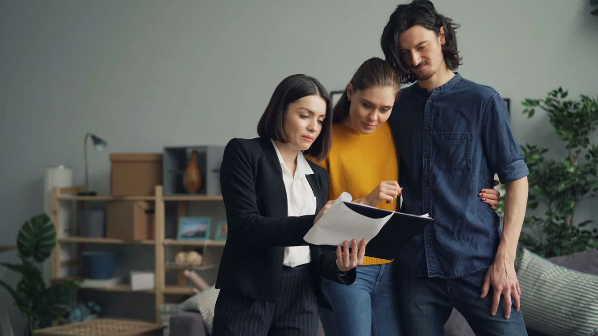 Mortgage payoff paperwork reviewed before closing on a home sale