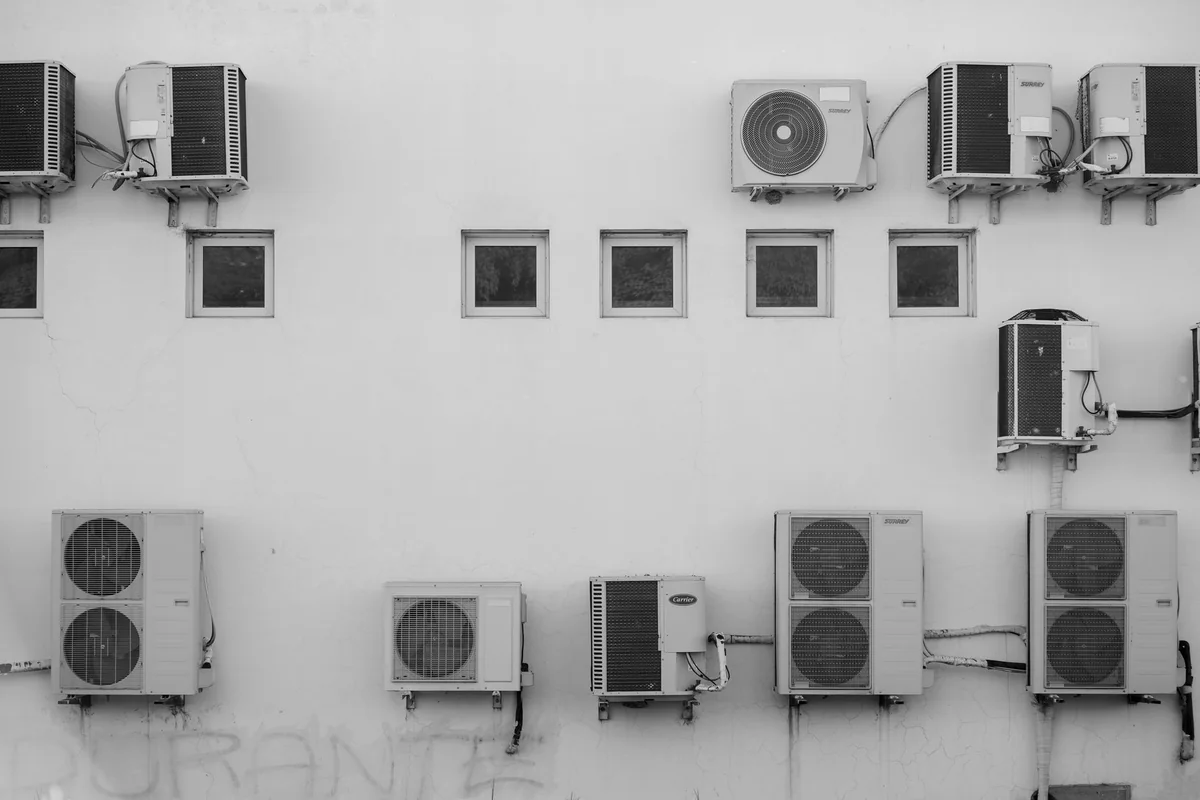 Wall-mounted ductless air conditioner units, a common cooling fix for an Iowa house with no ductwork