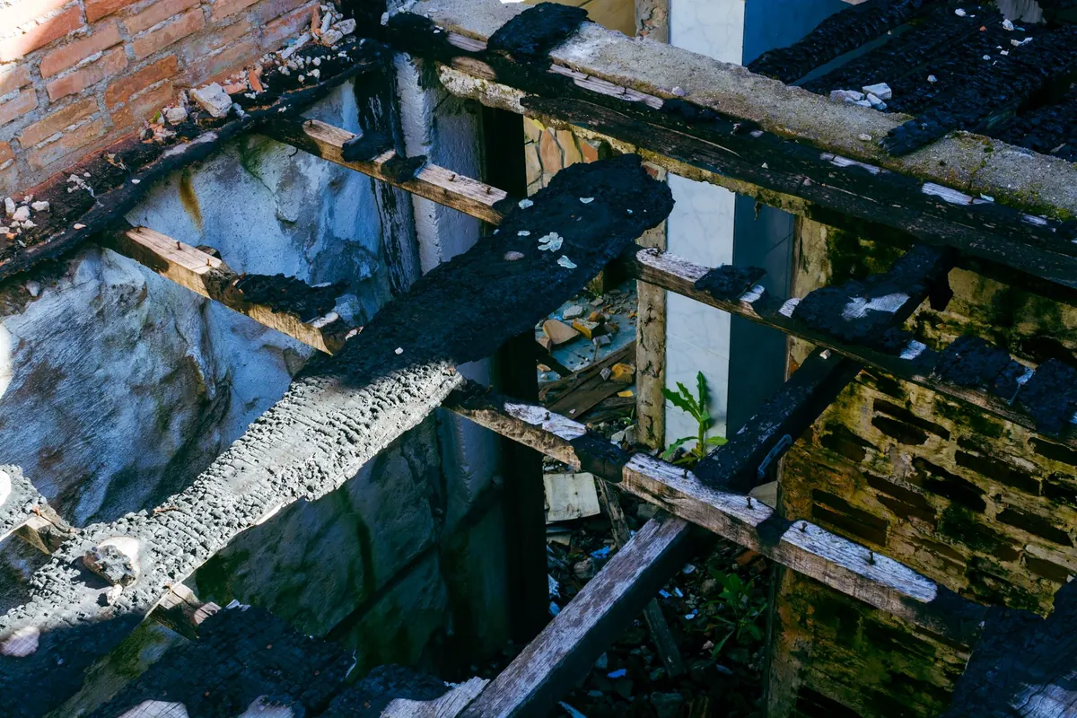Cracked, hollowed wood beam showing the kind of structural termite damage that lowers a home's value