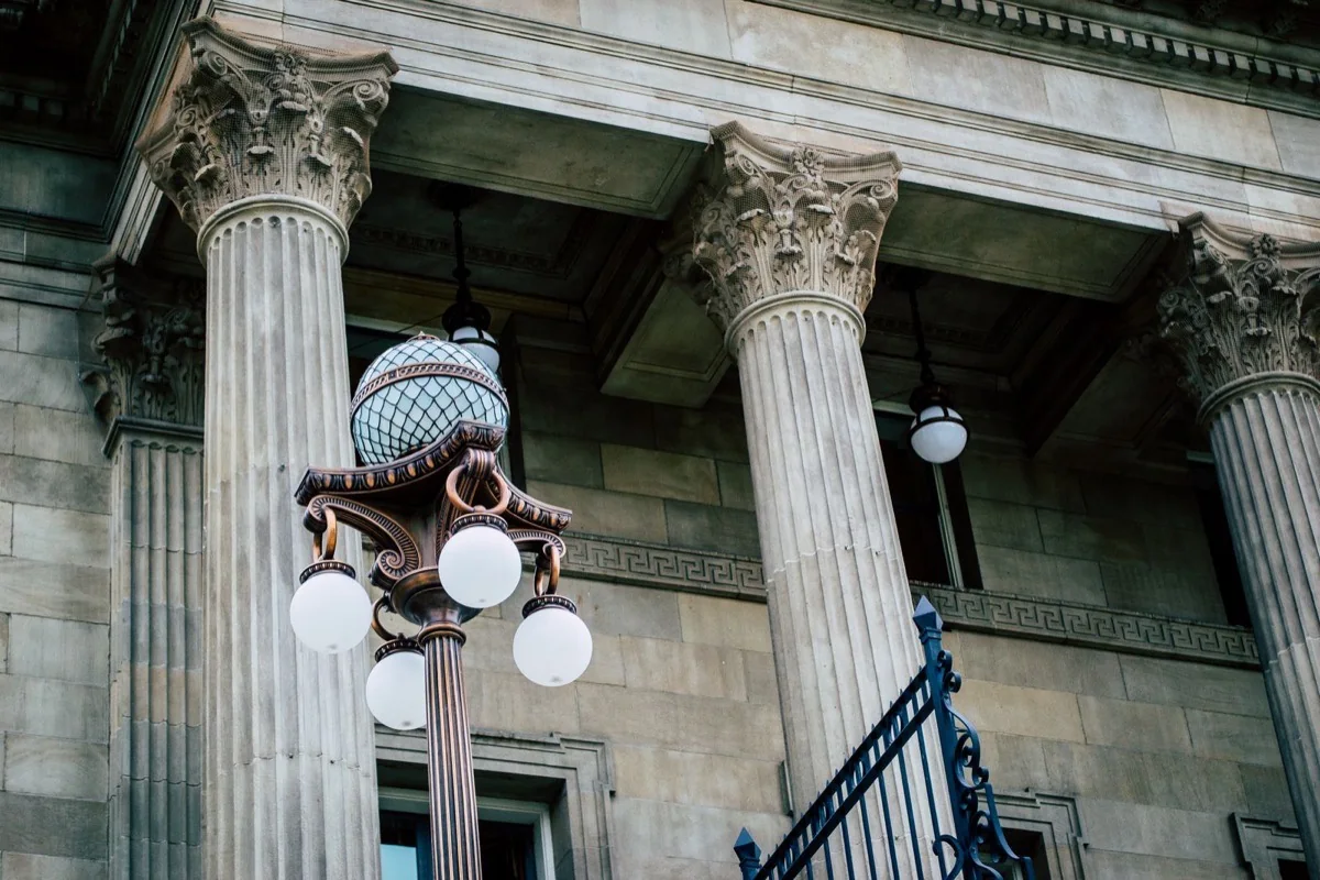An Iowa courthouse where probate sale authority is granted