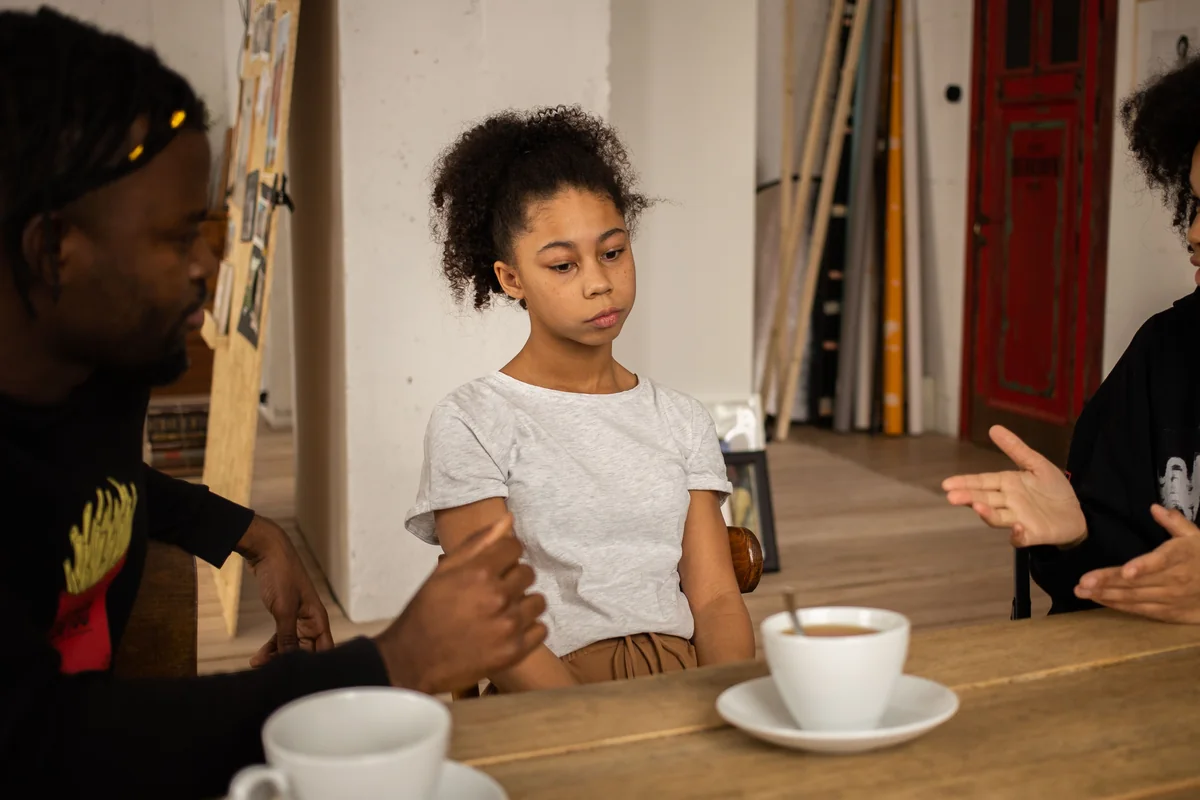 Family reviewing options for an inherited house with a sibling living in it